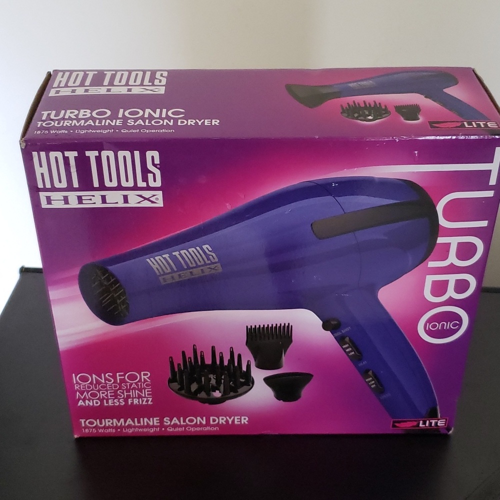 Hot Tools Helix Turbo Ionic hair dryer NIB